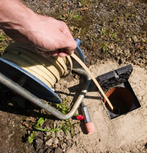 a septic cleaning done by one of our plumbers