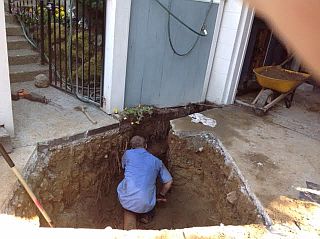 Jack is working on a trenchless sewer repair